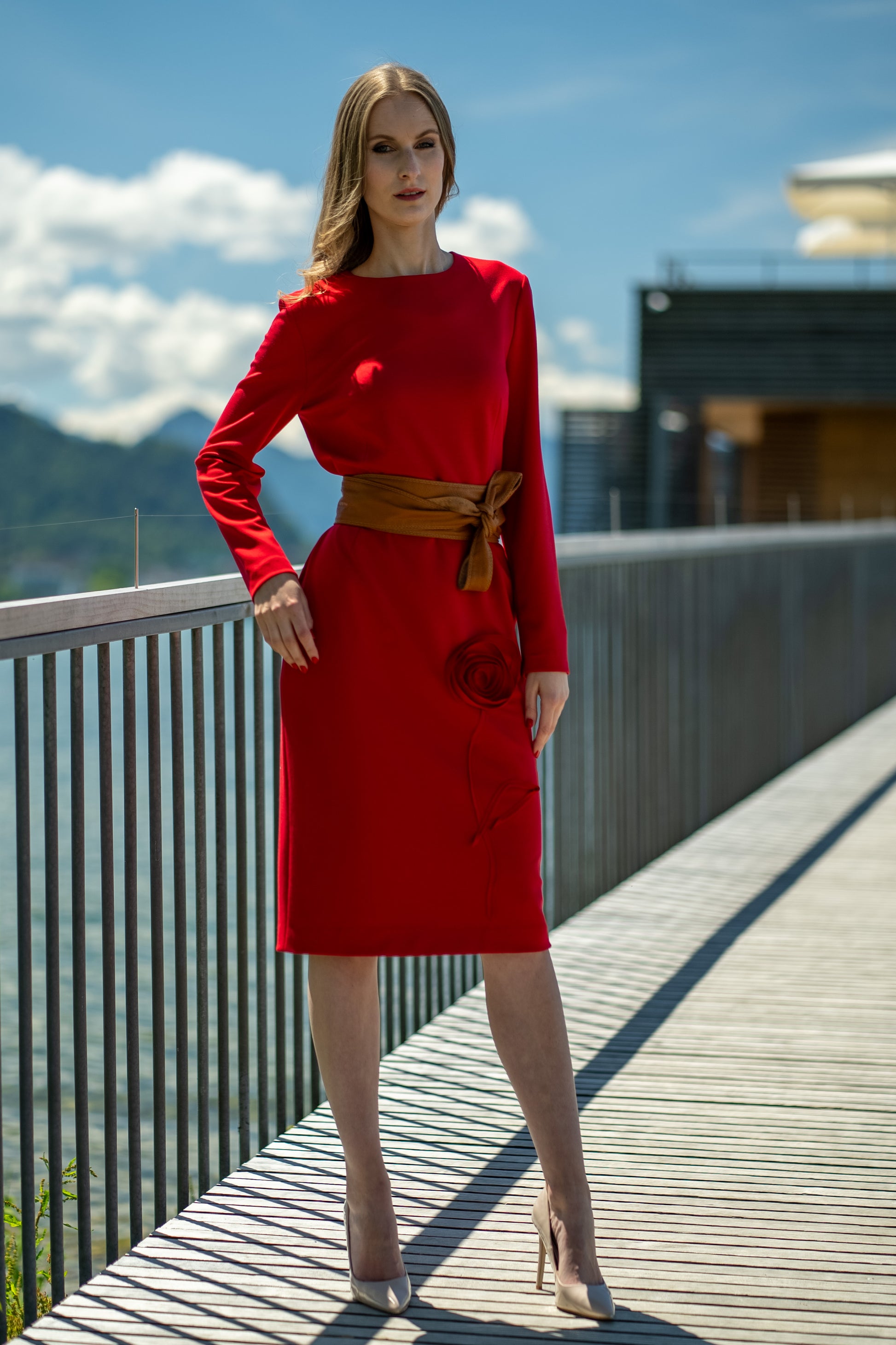 Kleid mit Motiv ( Ohne Gürtel)