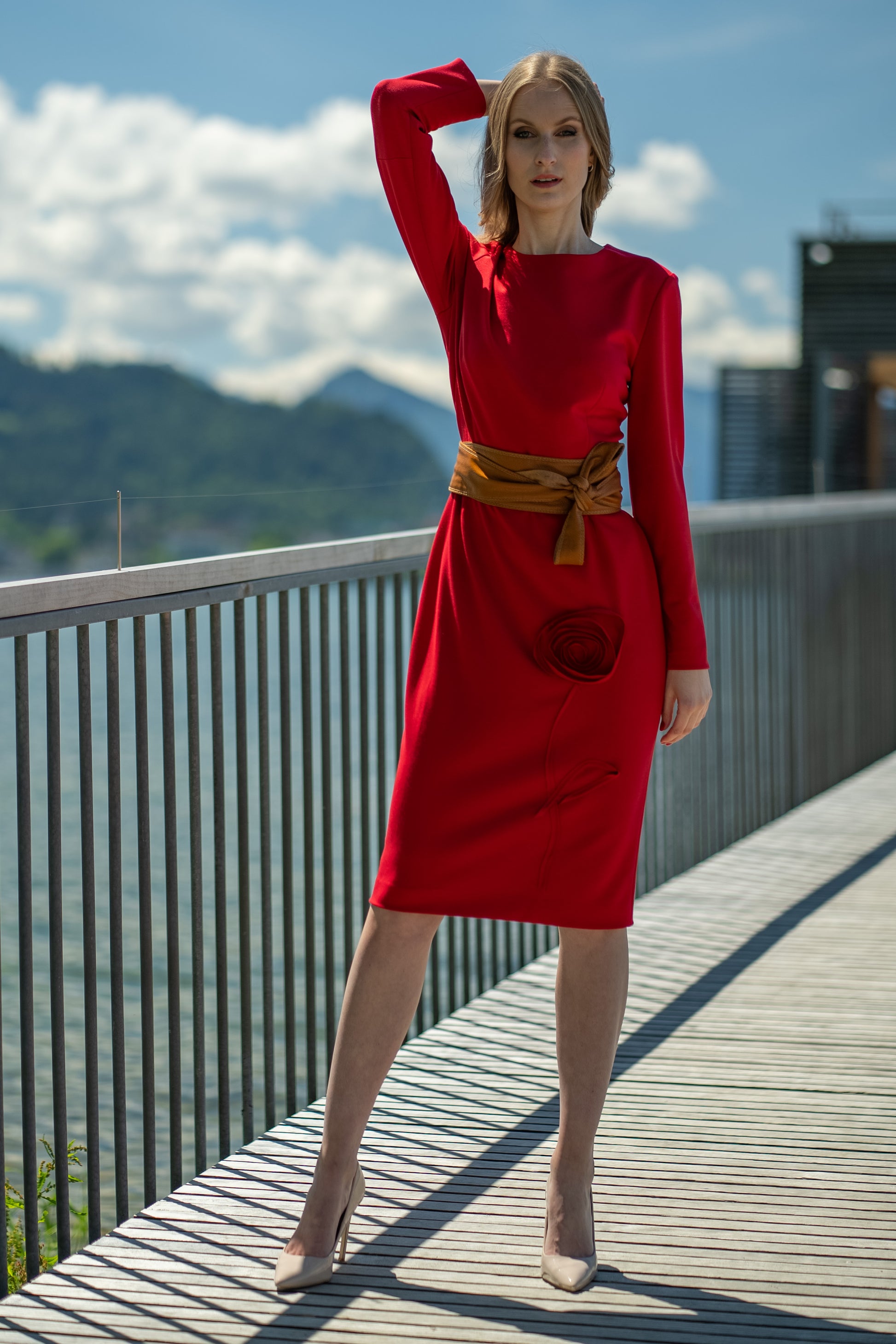 Kleid mit Motiv ( Ohne Gürtel)