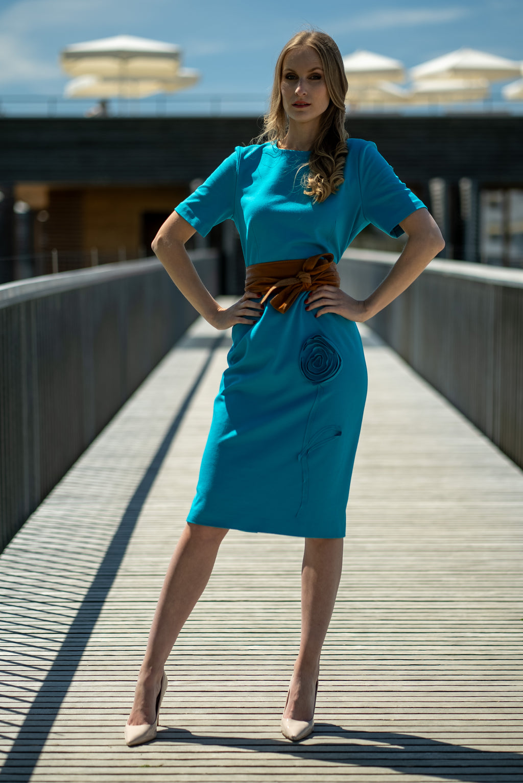 Kleid mit Motiv ( Ohne Gürtel)