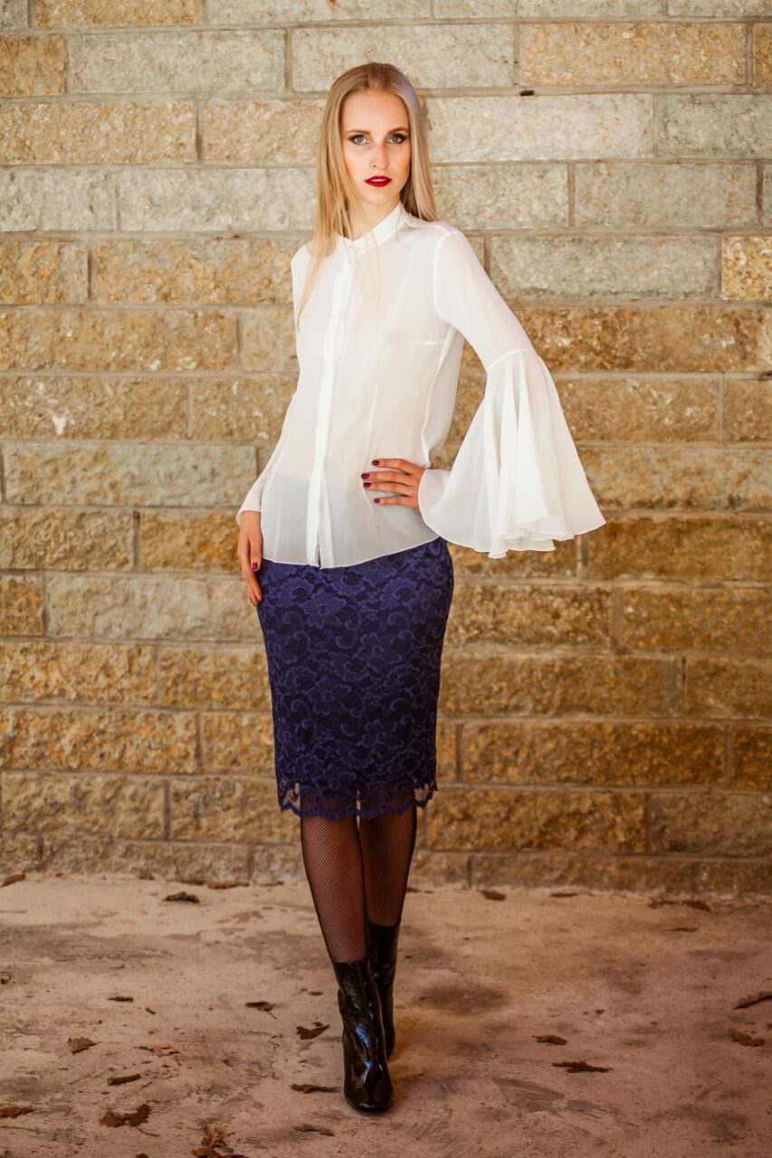 Bluse aus feine Seide